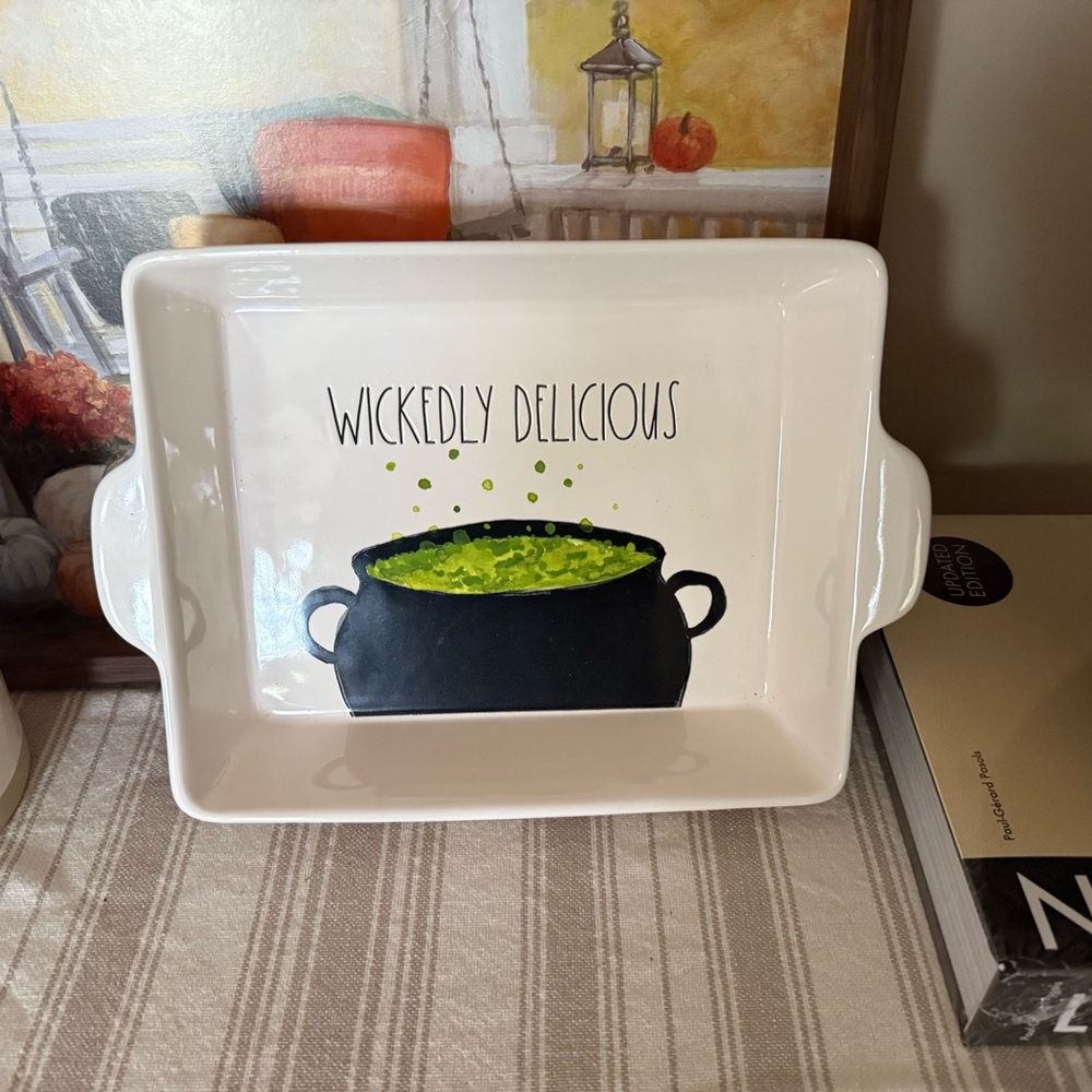 Rae Dunn WICKEDLY DELICIOUS 11X9 Casserole Baking Dish